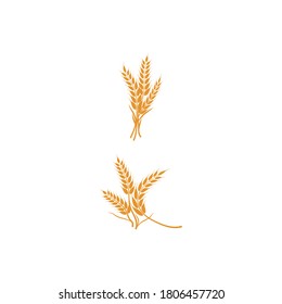 Wheat Logo Template vector symbol nature