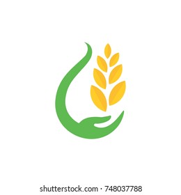 Wheat Logo Vector Stock Vector (Royalty Free) 748037788 | Shutterstock