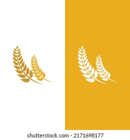 Weizen-Logo, Vektorsymbol-Design
