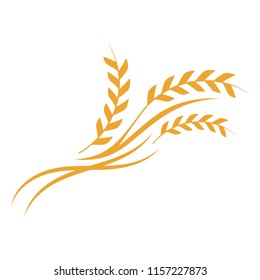 Wheat Logo Vector Template Agriculture Icon Design