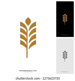 Wheat Luxury Grain and bread labels. Nature wheat. Agriculture wheat Logo Template Vector