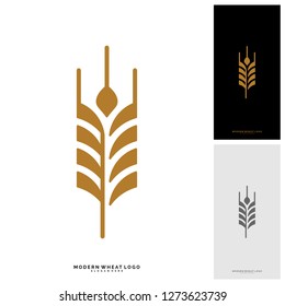 Wheat Luxury Grain and bread labels. Nature wheat. Agriculture wheat Logo Template Vector