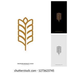 Wheat Luxury Grain and bread labels. Nature wheat. Agriculture wheat Logo Template Vector