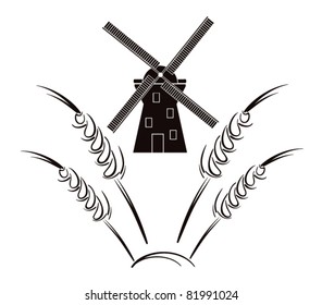 Wheat and mill