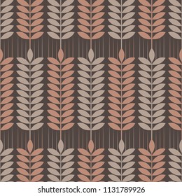 wheat on dark brown