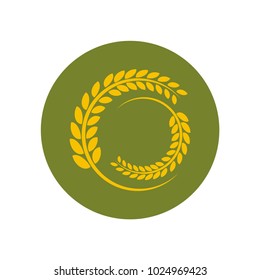 wheat paddy logo