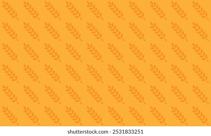 Wheat pattern seamless. Vector Illustration