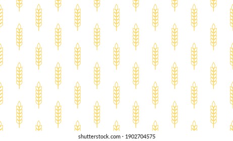 Wheat pattern wallpaper. oat symbol. free space for text. rice sign. Rice pattern wallpaper.