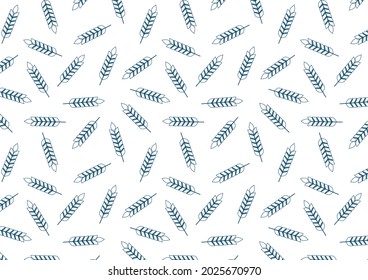 Wheat pattern wallpaper. oat symbol. free space for text. rice sign. Rice pattern wallpaper.