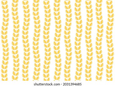 Wheat pattern wallpaper. oat symbol. free space for text. rice sign. Rice pattern wallpaper.
