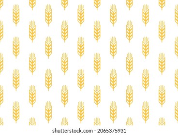 Wheat pattern wallpaper. oat symbol. free space for text. rice sign. Rice pattern wallpaper.