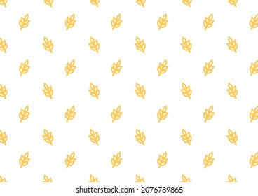 Wheat pattern wallpaper. oat symbol. free space for text. rice sign. Rice pattern wallpaper.