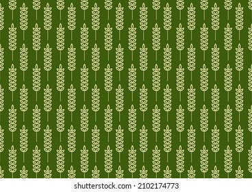 Wheat pattern wallpaper. oat symbol. free space for text. rice sign. Rice pattern wallpaper.