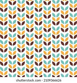Wheat pattern wallpaper. oat symbol. free space for text. rice sign. Rice pattern wallpaper.