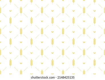 Wheat pattern wallpaper. oat symbol. free space for text. rice sign. Rice pattern wallpaper.