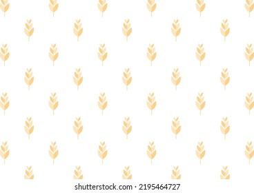 Wheat pattern wallpaper. oat symbol. free space for text. rice sign. Rice pattern wallpaper.