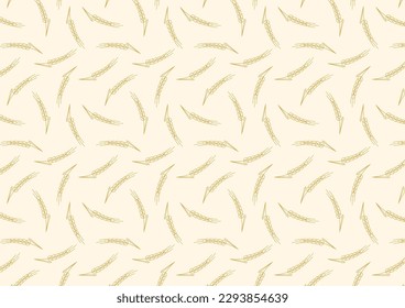 Wheat pattern wallpaper. oat symbol. free space for text. rice sign. Rice pattern wallpaper.