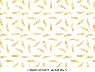 Wheat pattern wallpaper. oat symbol. free space for text. rice sign. Rice pattern wallpaper.