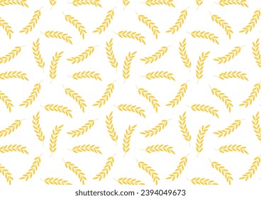 Wheat pattern wallpaper. oat symbol. free space for text. rice sign. Rice pattern wallpaper.