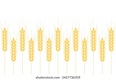Wheat pattern wallpaper. oat symbol. free space for text. rice sign. Rice pattern wallpaper.