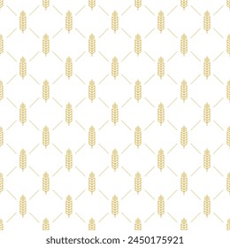 Wheat pattern wallpaper. oat symbol. free space for text. rice sign. Rice pattern wallpaper.