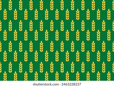 Fondo de pantalla de patrón de trigo. símbolo de avena. espacio libre para texto. signo de arroz. Fondo de pantalla de patrón de arroz.