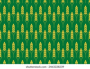 Wheat pattern wallpaper. oat symbol. free space for text. rice sign. Rice pattern wallpaper.