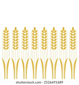 Wheat pattern wallpaper. oat symbol. free space for text. rice sign. Rice pattern wallpaper.