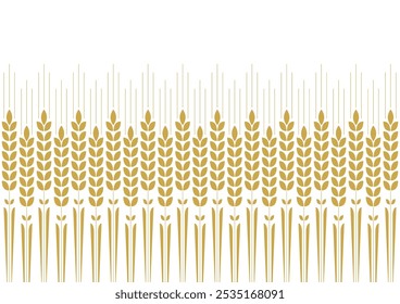 Wheat pattern wallpaper. oat symbol. free space for text. rice sign. Rice pattern wallpaper.