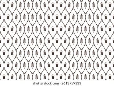 Wheat pattern wallpaper. oat symbol. free space for text. rice sign. Rice pattern wallpaper.