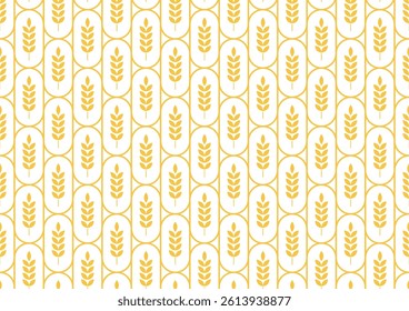Wheat pattern wallpaper. oat symbol. free space for text. rice sign. Rice pattern wallpaper.