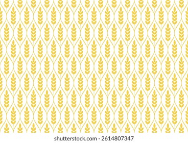 Wheat pattern wallpaper. oat symbol. free space for text. rice sign. Rice pattern wallpaper.