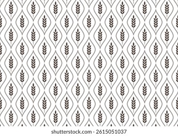 Wheat pattern wallpaper. oat symbol. free space for text. rice sign. Rice pattern wallpaper.