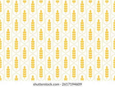 Wheat pattern wallpaper. oat symbol. free space for text. rice sign. Rice pattern wallpaper.