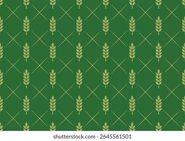 Wheat pattern wallpaper. oat symbol. free space for text. rice sign. Rice pattern wallpaper.