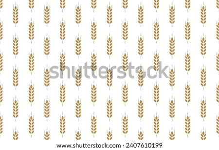 Wheat pattern wallpaper. oat symbol. free space for text. rice sign. Rice pattern wallpaper.