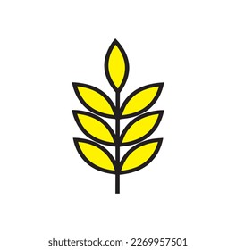 wheat related icon isolated on background