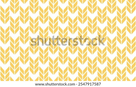 Wheat or rice grain pattern. Oat grain seamless background. Wheat cereal seed texture. Abstract organic seamless pattern. Vector illustration isolated on white background.