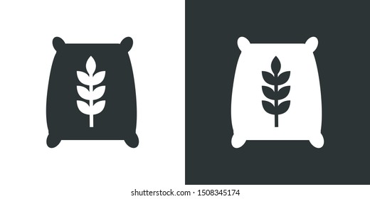 Wheat Sack Symbol Icon Vector
