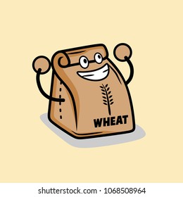 wheat, wheat sacks, wheat bag