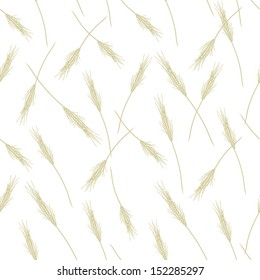 Wheat seamless pattern for your design