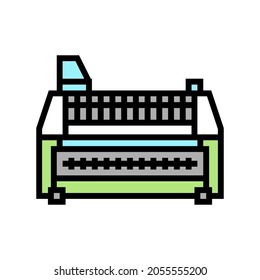 wheat separation industrial tool color icon vector. wheat separation industrial tool sign. isolated symbol illustration