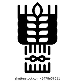 Wheat Sheaf icon for web, app, infographic etc