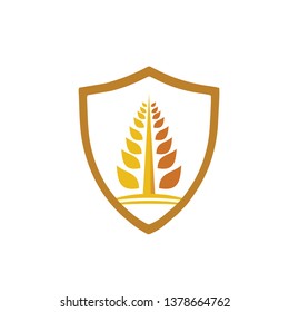 wheat shield logo inspiration