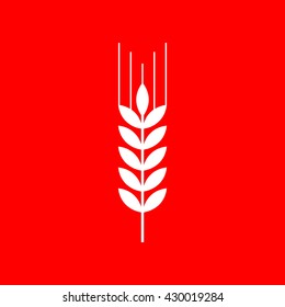 Wheat sign illustration