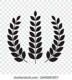 Wheat silhouette collection. Ear of wheat symbols. Wheat icon vector illustration. EPS 10.