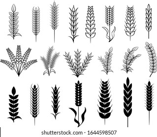wheat clipart vector free