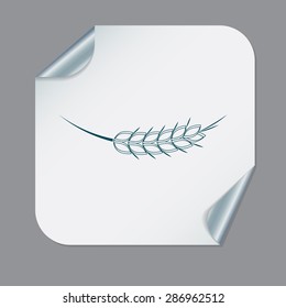 wheat spike ears icon