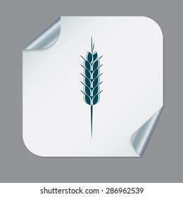 wheat spike ears icon