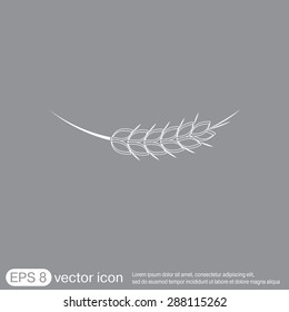 wheat spike ears icon